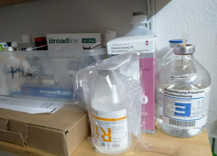 Medikamente für die Behandlung von Wildtieren